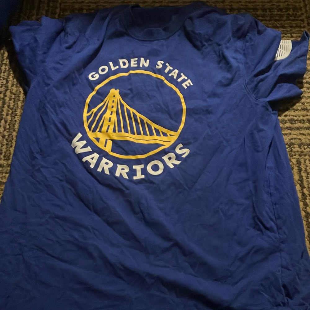 Blue and Yellow Short Sleeve Tee